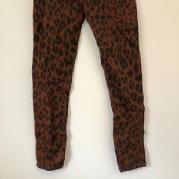 NEW NWT FASHION NOVA Animalistic Skinny Jeans Brown Cheetah Leopard High Waisted - Picture 11 of 11